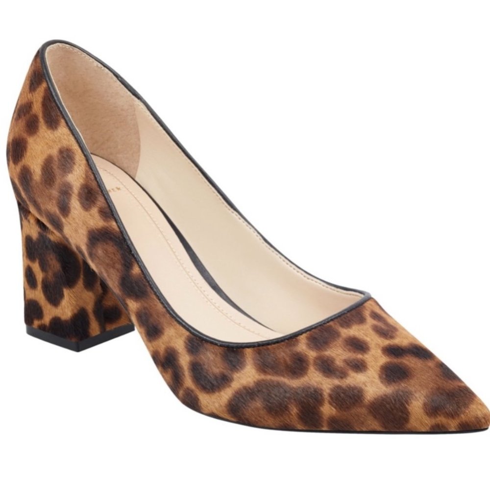 SOLD NIB Marc Fischer Leopard Zalay Pump 6 Pointed Toe